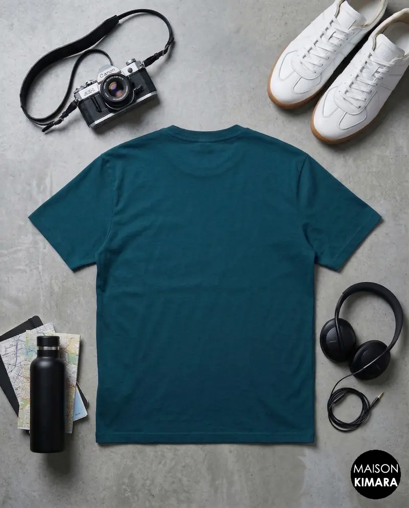 Outer Banks Pogue Life Oversized T-Shirt – Teal Blue Surf Aesthetic Tee – Vintage Summer Vibes Streetwear (Niky Blue)